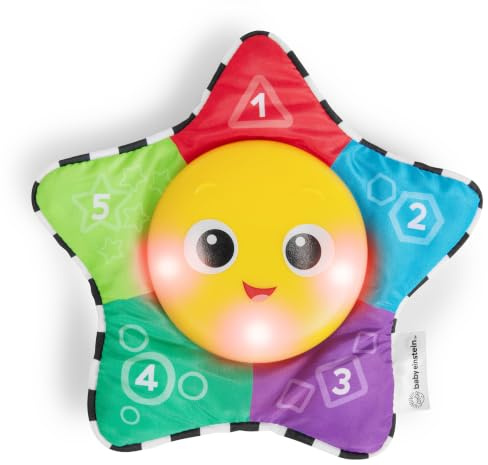 Baby Einstein, Stern - Musikspielzeug mit Lichtern und 6 klassischen Melodien, Kann Einfach am Kinderwagen oder Gitterbetten Angebracht Werden