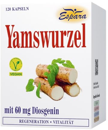 Espara Yamswurzel Kapseln, 120 St. Kapseln