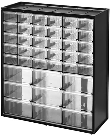 STANLEY Mehrzweck-Aufbewahrungsbox mit 39 Schubladen, 1-93-981, 36.5 x 15.5 x 41 cm