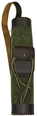 elToro Rückenköcher Big Tube 1 – Stabiler Röhrenköcher mit verstärktem Boden und aufgesetzter Tasche, ca. 57 cm Höhe, ca. 14 cm Durchmesser, für Bogensport Training und Parcours