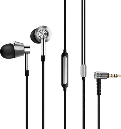 1MORE Triple-Driver Kopfhörer, Kabelgebundene In Ohr Hi-Fi Ohrhörer, Audio Stereo Bass, MEMS-Mikrofon, In Line Fernbedienung High-Fidelity für Smartphones/PC/Tablet.