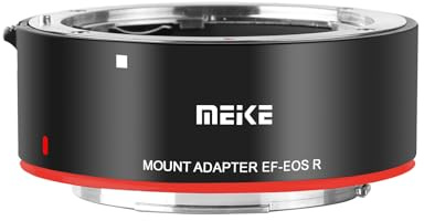 Meike Metall-Objektivadapter EF-EOSR Autofokus Mount Konverter für Canon EF/EF-S Objektiv auf EOS-R EOS-RP R5 R6 und Red Komodo Kameras