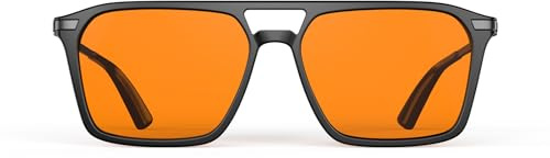 Goiteia-Brille mit 100% Blaulicht-Blockierung | Rote Schlafbrille zur vollständigen Blockierung von Blau- und Grünlicht – lindert Augenbelastung und verbessert den Schlaf