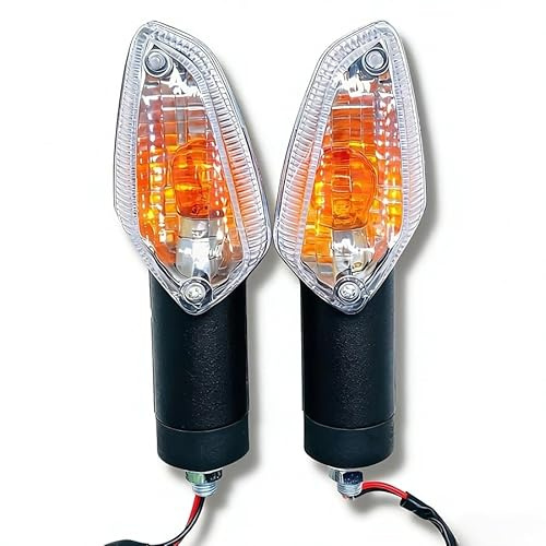 Yecnecty Weiße Linse Motorrad Blinker Licht Motorrad Vorne Hinten Anzeige Lampe Für Honda CBR 250R 300R CB300F CBF125 CBF 150 Stunner