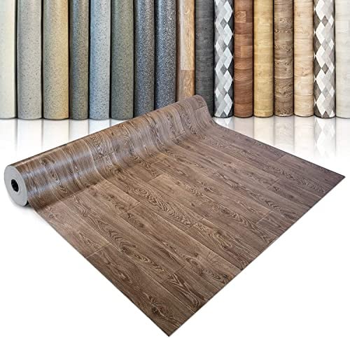 casa pura Vinylboden Meterware Holzoptik Fliesenoptik Steinoptik - PVC Bodenbelag - Vinyl Designbelag für Küche, Bad & Wohnbereich (Albus 3, 100x150 cm)