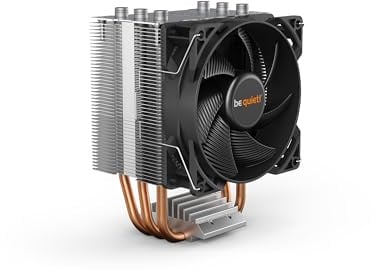 be quiet! Pure Rock Slim 2, CPU Kühler, 130W TDP, Pure Wings 2 92mm PWM Lüfter, 3 Heatpipes, asymmetrisches Design, Slim Tower