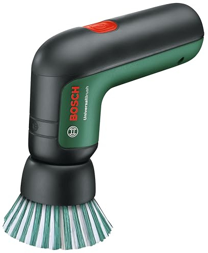 Bosch Akku Reinigungsbürste UniversalBrush (integrierter 3,6-V-Akku, 1 Micro-USB-Kabel und 4 Reinigungsaufsätze enthalten, im Karton)