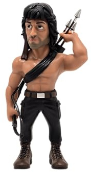 MINIX Rambo Figur mit Bogen - Rambo - Sammlerstücke 12 cm für Ausstellung, Geschenkidee für Kinder und Erwachsene, Fans von TV & Kino - MN15344