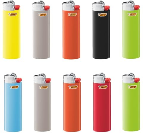 BIC Maxi Feuerzeuge Bunt (BIC Maxi J26) (Stück 10)