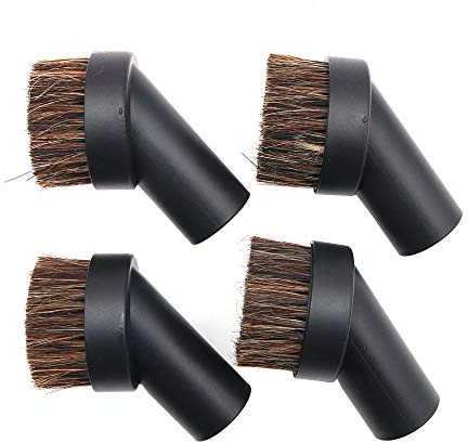 Namvo 4 Stück Staubsaugerdüsen-Set, Universal-Staubsaugeraufsatz, 32 mm/1,26 Zoll, für weiche Ponyhaar-Staubbürste, Ersatz-Rotationsstaubbürste