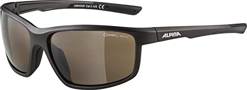 ALPINA DEFEY - Verspiegelte und Bruchsichere Sport- & Fahrradbrille für Erwachsene, Anti-fog, bruchsicher, mit UV-A-, B- & -C-Schutz