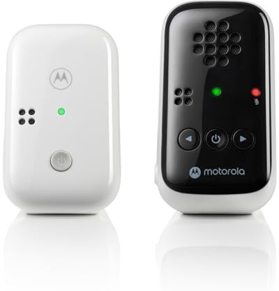 Motorola Nursery – PIP10 kabelloses DECT-Babyphone, hochempfindliches Mikrofon, Ton- und Außer-Reichweite-Warnung, Lautstärkeregelung, tragbare Elterneinheit