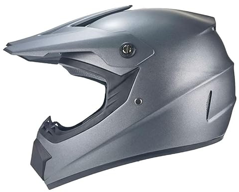 Kinder Crosshelm AHP – Motorradhelm für Kinder und Jugendliche, ABS-Schale, robuster Kinderhelm für Downhill, Quad und Motocross