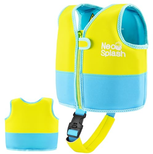 Kinder Schwimmlernweste für Mädchen und Jungen, Schwimmhilfe für Kleinkinder Alter 1-6, Schwimmen Jacket mit Einstellbare Sicherheits Straps (KS-GB, 1-3)