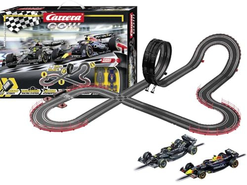 Carrera GO!!! Max Competition Rennbahn-Set I Rennbahn mit lizensierten Slotcars | bis zu 2 Spieler | Für Kinder ab 6 Jahren & Erwachsene