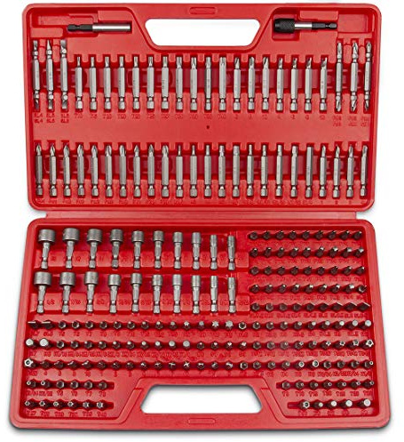 FOURROBBER Bit-Satz, 214-teilig Bit Set, Schrauberbit-Set S2 praktischer
