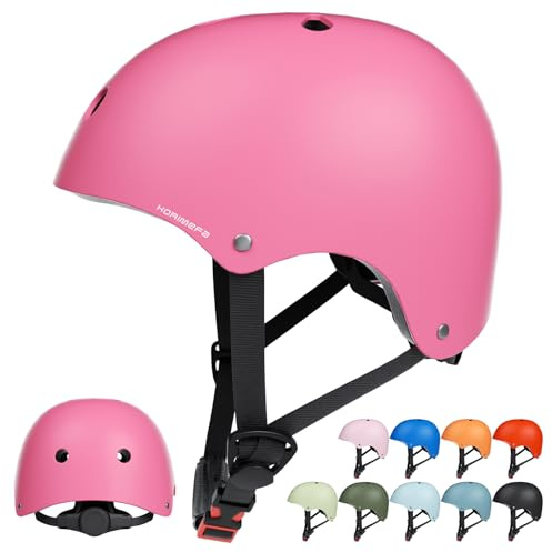 KORIMEFA Kinder Fahrradhelm Skaterhelm für 3-13 Jahre Jungen Mädchenn mit Knie-, Handgelenk- und Ellbogenpolster-Set, Kinderhelm Helm für Fahrrad Roller Skateboard Laufrad Klettern