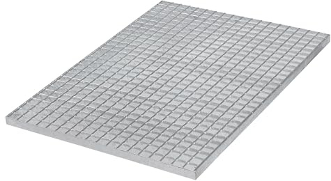 Gitterrost L-800 B-1000 mm | 30x2 mm Gitterroststufe verzinkt Lichtgitterrost Podest Treppenstufen