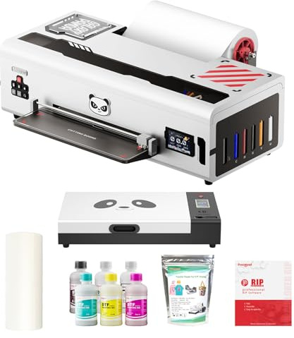 Procolored K13 Lite A3 DTF Drucker Bundle mit Ofen für T-Shirts und Kleidung, 33cm Textildruckmaschine mit Weißtinten-Zirkulation und Infrarotschutz für DIY Bekleidung Weiß