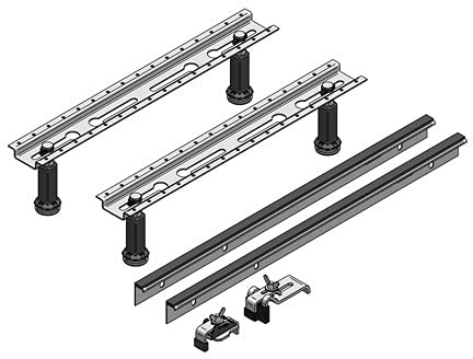 Mabo Badewannenfuss WF 2000 für Acryl-Badewanne mit Wannenleisten und Wannenanker 101358