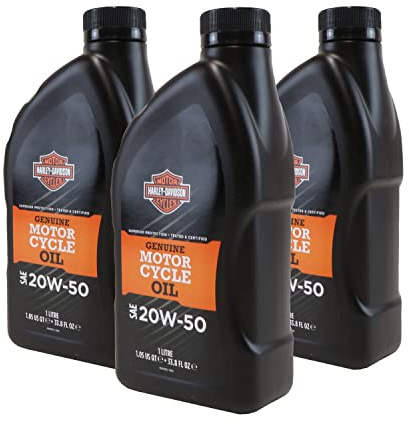 HARLEY-DAVIDSON H-D 360 Motoröl (3 L) Genuine SAE 20W-50 Motorrad Öl Motorenöl