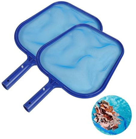 Taicols 2 Stück Pool Keshcer Netz, Pool Skimmer Netz, Pool Feinmaschig, Pool Sieb Fein, Poolreinigungsnetz für Schwimmbad, Teich, Fischteich, Wasserpark, Sammeln von Blättern & Schmutz