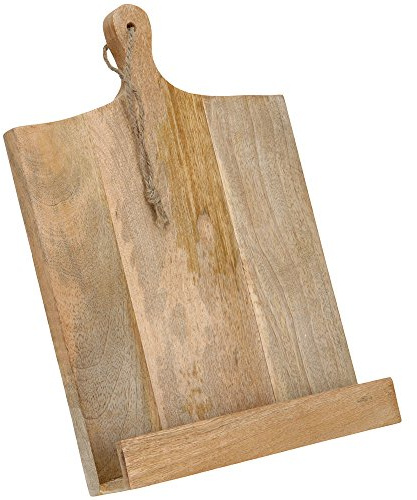 Schneidebrett-Form, Holz, Kochbuch, Rezepthalter, Leseständer