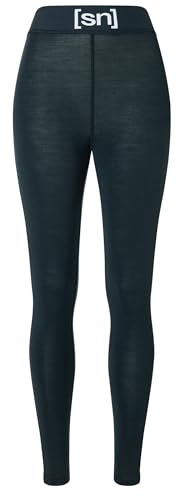 super.natural W TUNDRA175 Tight Unterwäsche Damen lang - Temperaturregulierende Merino Funktionswäsche, Damen Unterhose ideal beim Wandern & Outdoor-Sport
