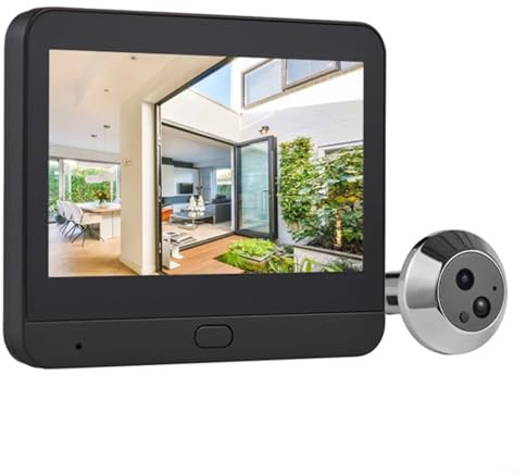 Lastdaytime Digitale Türspion Kamera mit 4,3 Zoll Bildschirm, WiFi Video Türklingel, 1080P HD Bewegungsmelder