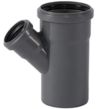 Ostendorf HTsafe Abzweig DN 90/50 mm 45 Grad HT-Rohr