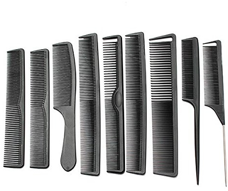 Carbon Fiber Hairdressing Anti Statischen Hitzebeständigen Haar Kamm-Set