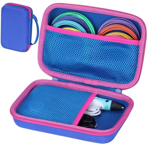 Peyyargo Schutzhülle für 3D-Druckstift (Nur Tasche) | Kompatibel mit SCRIB3D P1 / MYNT3D/ FreeSculpt 3D Druckstift, Universelles 3D-Stiftetui, Tasche für 3D Pen und Filament