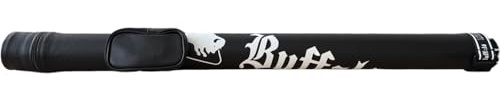 Buffalo keukoker Logo 1B-1S zwart | Keukoker met opvallend design, Kleur: zwart met wit, Gemaakt van hoogwaardig kunstleer
