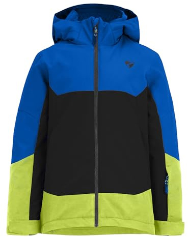 Ziener Kinder AGIMO Ski-Jacke/Winterjacke | warm, atmungsaktiv, wasserdicht, bitter lemon, 164
