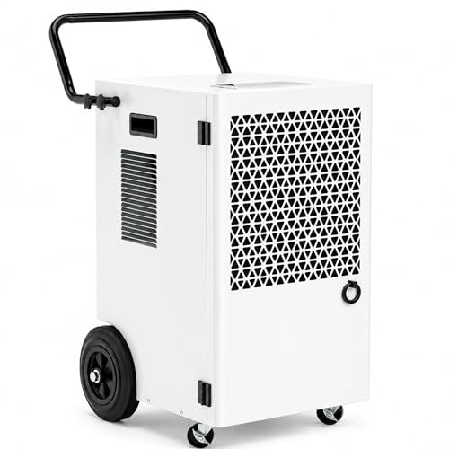 Megonia 120 L/Tag Elektrischer Luftentfeuchter Raumentfeuchter für Keller: Leistungsstarkes Entfeuchtungsgerät Groß mit 7L Wassertank 24-Stunden-Timer für Badezimmer und Räume bis 300m³/600 m³