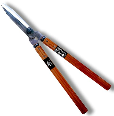SUIZAN Heckenschere 540mm - Professionelle Japanische Gartenschere für präzises Schneiden Buchsbaum schere Gartengeräte