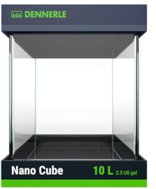 Dennerle Nano Cube 10 Liter - 20 x 20 x 25 cm Mini Aquarium