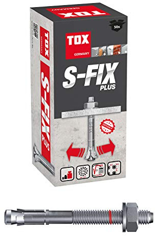 TOX Bolzenanker S-Fix Plus M8 x 130/60+73 mm 50 Stück 04210111 Verzinkt
