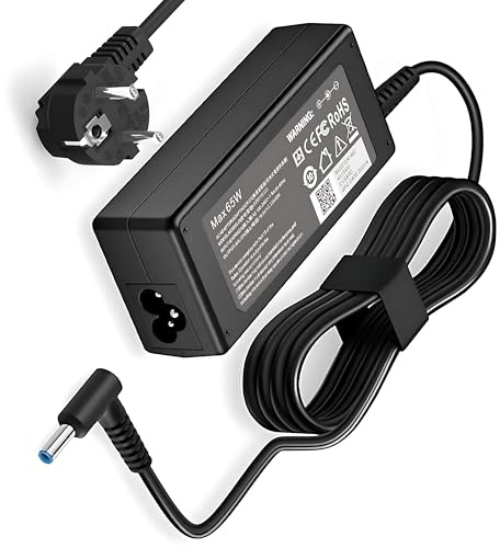 65W 45W HP Ladekabel Laptop Ladegerät Netzteil Kompatible für Pavilion x360 11 13 14 15 Probook 430 450 470 250 G3 G4 G5 G6 G7 G8 Elitebook 850/Notebook 15 Chromebook Zbook,HP Laptop Ladekabel