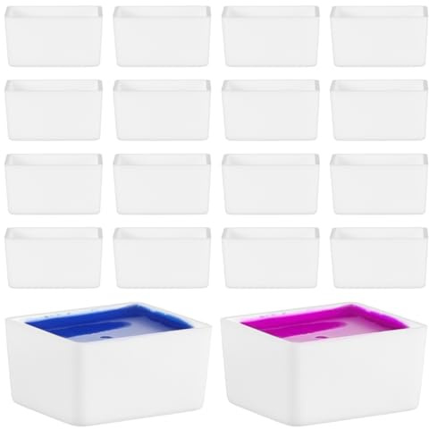 rosenice Wasserfarben-Pigment-Dose 50 Stück Leere Aquarellpfannen Für Künstler Ideale Aufbewahrung Für Feste Farben Und DIY Aquarelle