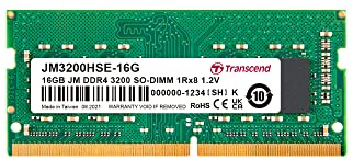 Transcend JetRam 16GB DDR4 RAM 3200MHz SO-DIMM CL22, Laptop-Speichermodul | PC4-25600, 260-polig, ungepuffert, nicht ECC, 1,2 V, PC-Computer-Upgrade