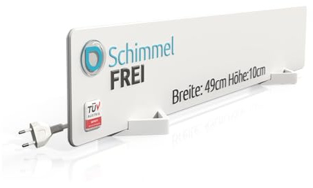 ELIAS Schimmel Dry - Schimmelentferner Wand & Bad -ohne Chemie für immer Schimmelfrei - Die Alternative zum Schimmelspray und zur Schimmelfarbe innen Weiß (1, Schimmel bis 2 Meter)