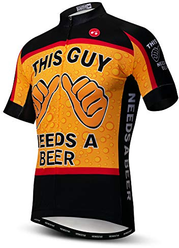 Herren-Fahrradtrikot, kurzärmelig, schnelltrocknend, atmungsaktiv