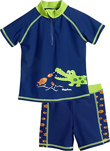 Playshoes Unisex Kinder Uv-Schutz Bade-Set zweiteilig Schwimmshirt Badeshorts Badebekleidung (1er Pack)
