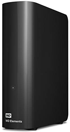 WD BWLG0200HBK-EESN Elements Desktop-Speicher (USB 3.0-kompatibel, Zusatzspeicher für Fotos, Musik, Videos und alle anderen Dateien, stoßfest), Schwarz, 20 TB