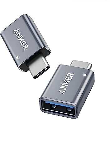 Anker Adapter High-Speed Datenübertragung, USB-C auf USB 3.0 Buchse Adapter für MacBook Pro 2020, iPad Pro 2020, Samsung Notebook 9, Dell XPS und weitere Typ-C-Geräte