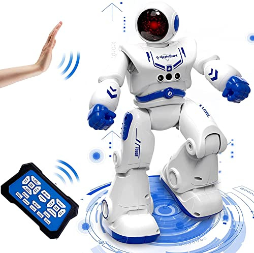 Roboter Spielzeug für ab 4 5 6 7 8 9 10 Jahre alte Jungen Mädchen,Roboter Kinder Ferngesteuerte Robot Programmierbar RC Robote mit Gestensteuerung/Walk Lernen Spielzeugfür Geburtstagsgeschenke