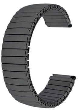HFBZVAFC Elastisches Uhrenarmband aus Metall, 14 mm, 16 mm, 18 mm, 20 mm, 22 mm, Edelstahl, Uhrenzubehör, Herren/Damen, Universal-Armband