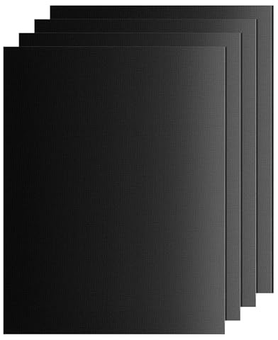 SPGOOD BBQ Grillmatte, Antihaft Grillmatten Grillplatte Gasgrill, Backpapier Wiederverwendbar,für Holzkohlegrill, Elektronischen Grill, PFOA-Frei über 50x40 cm (4er Set)