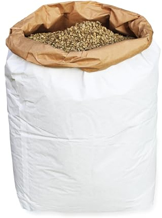 eivolution Bio Strohgranulat 18 kg - Weiche Einstreu für Hühner & Kleintiere - Saugfähig & Geruchsbindend - Platzsparend & Umweltfreundlich Einstreu
